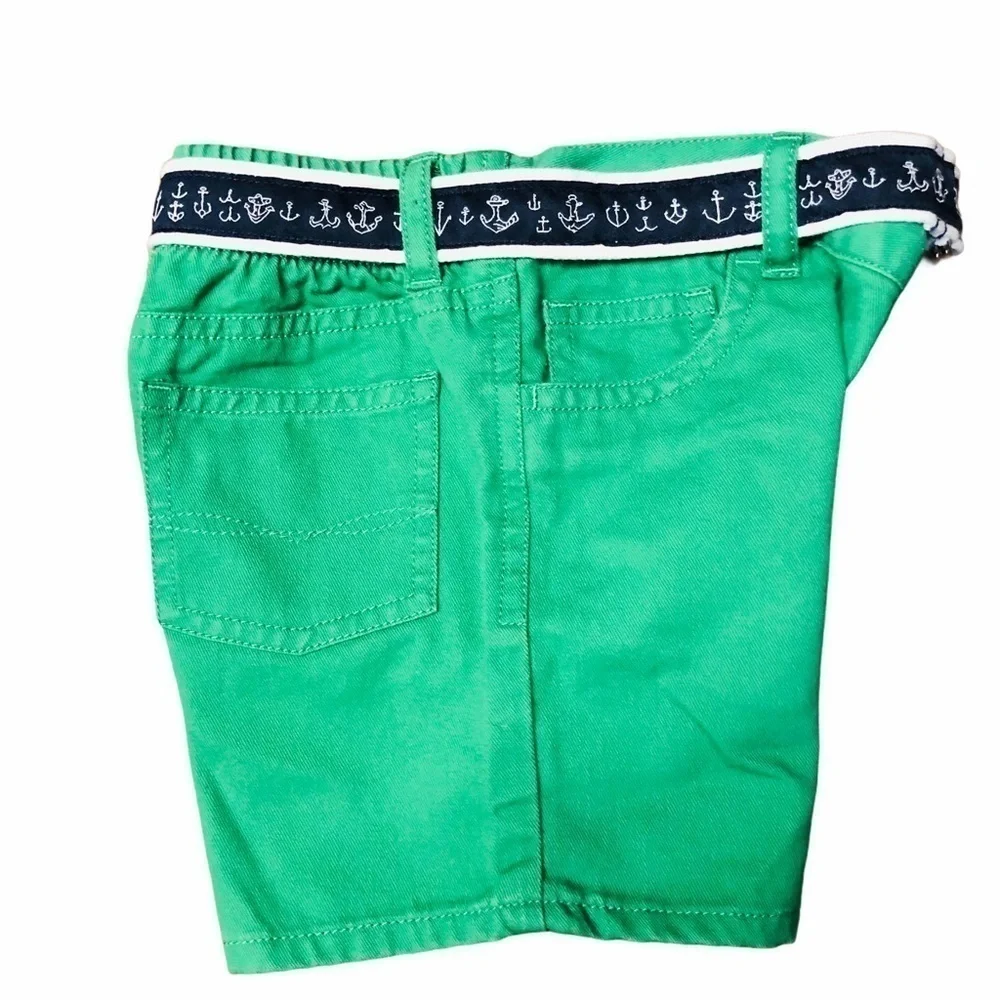 RALPH LAUREN - INFANT GIRL GREEN SHORTS